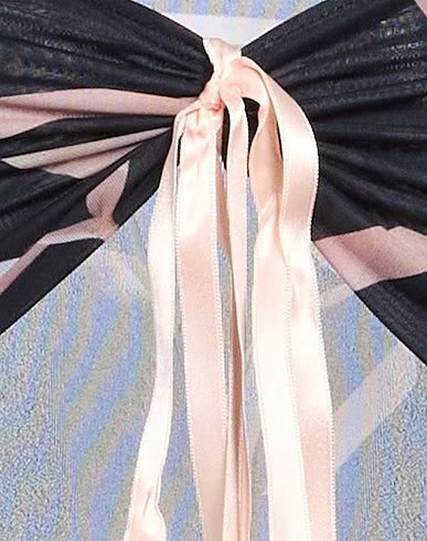 Pinko Top nero da donna in poliammide ed elastan