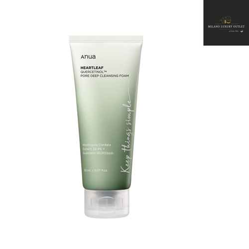 ANUA Heartleaf Quercetinol Pore Deep Cleansing Foam - Detergente purificante lenitivo