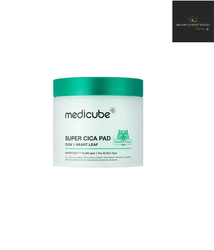 Medicube Super Cica Facial Toner Pads (70 dischetti) - 88% Centella Asiatica per lenire la pelle sensibile - Arricchito con estratto di Heartleaf per un'idratazione profonda e per migliorare l'aspetto della pelle danneggiata - 100% vegano certificato