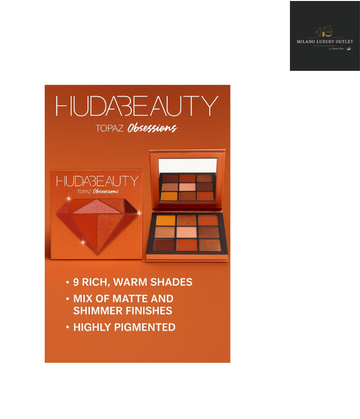 HUDA BEAUTY Obsessions Eyeshadow Palette Topaz