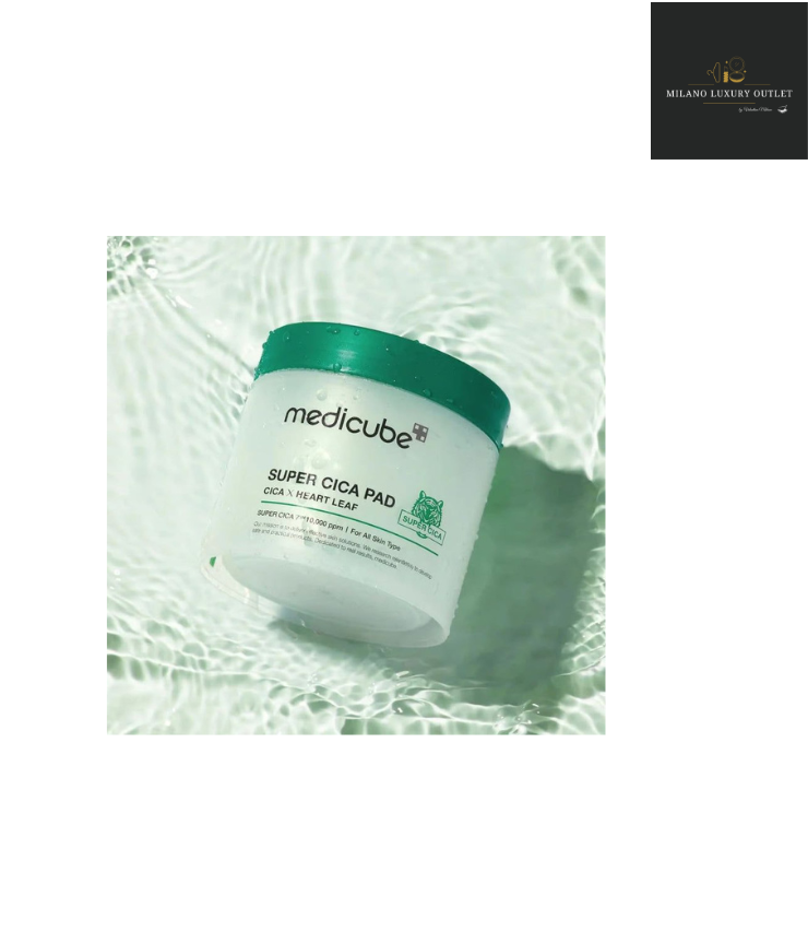 Medicube Super Cica Facial Toner Pads (70 dischetti) - 88% Centella Asiatica per lenire la pelle sensibile - Arricchito con estratto di Heartleaf per un'idratazione profonda e per migliorare l'aspetto della pelle danneggiata - 100% vegano certificato