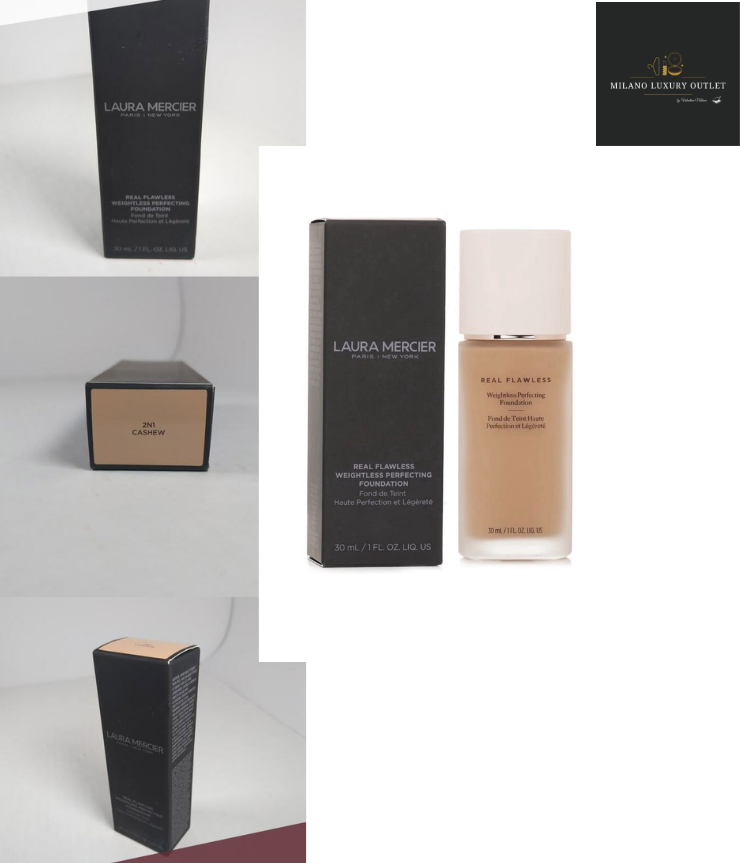 Laura Mercier FONDOTINTA PERFEZIONANTE REAL FLAWLESS WEIGHTLESS - Fondotinta - 2n1 cashew