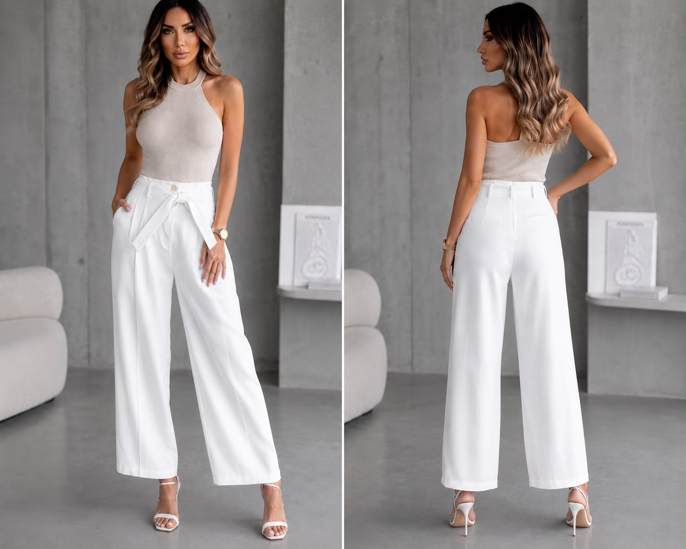 PINKO PANTALONI LINO