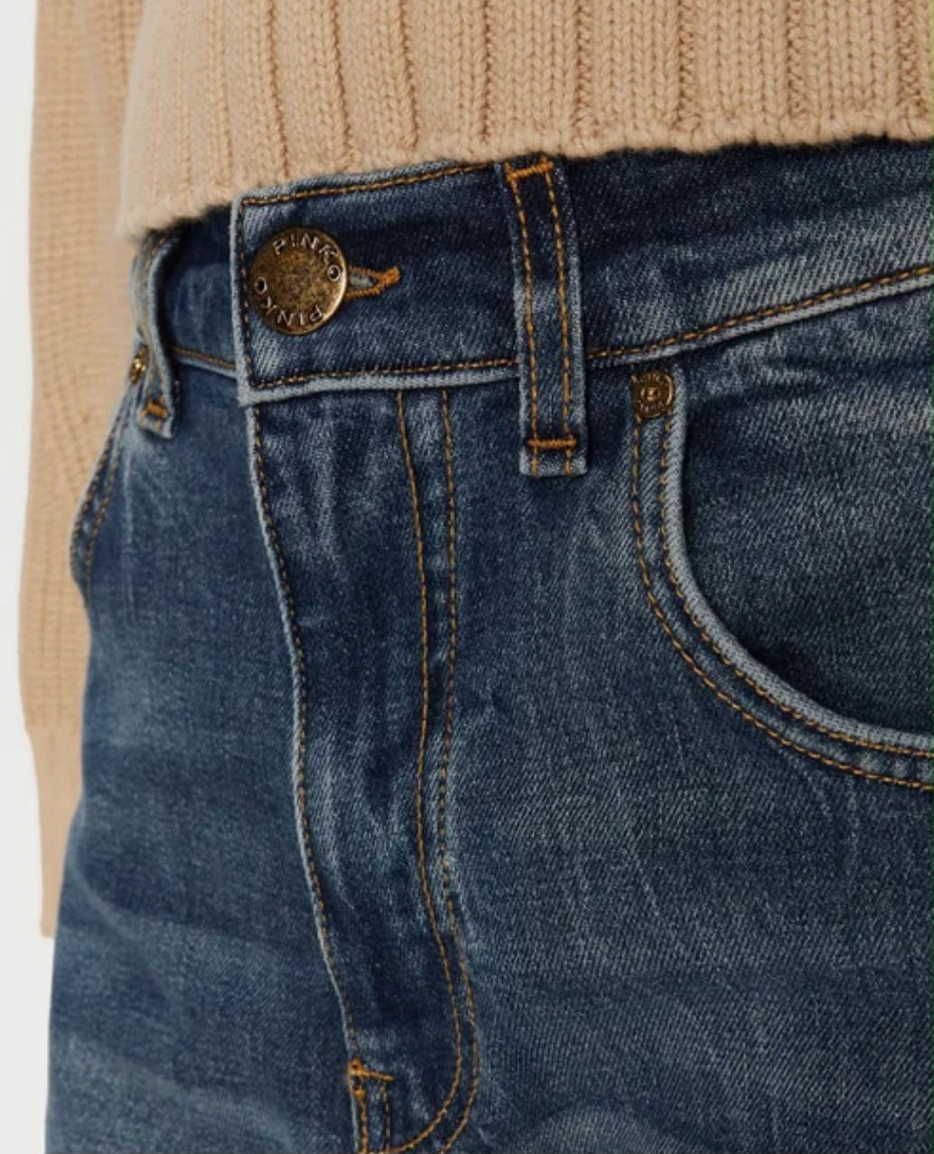 PINKO Jeans Wanda 102915 A1LQ Blu scuro Regular Fit