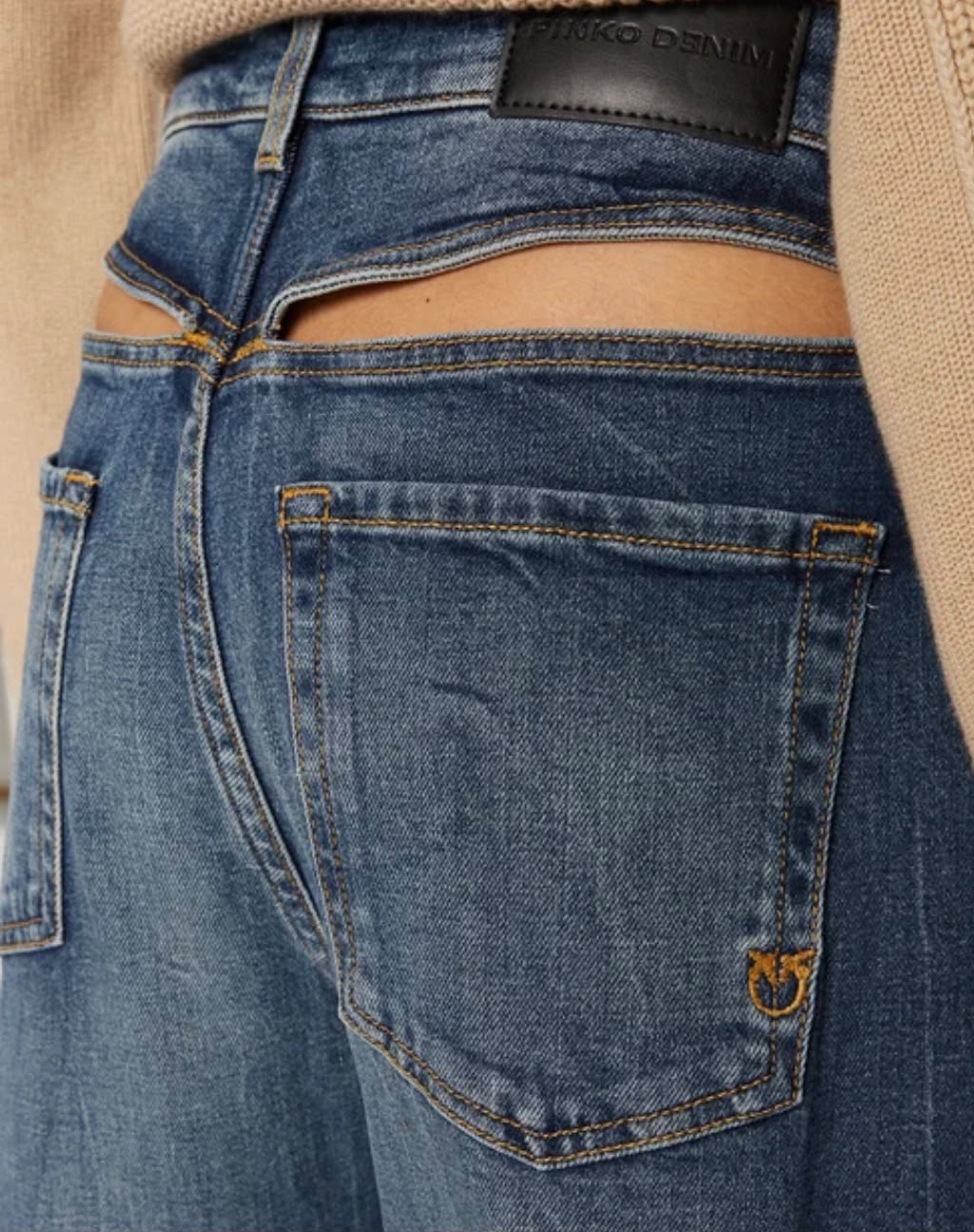 PINKO Jeans Wanda 102915 A1LQ Blu scuro Regular Fit
