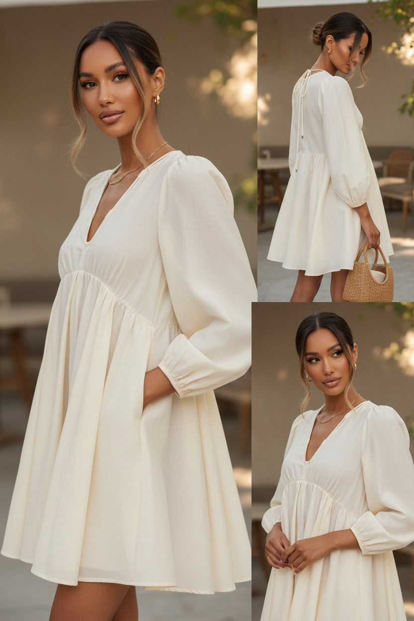 Pinko Vestito Beowulf In Misto Seta E Cotone