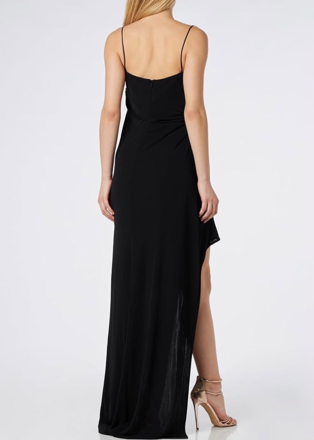 PINKO Abito lungo Capena crepe nero