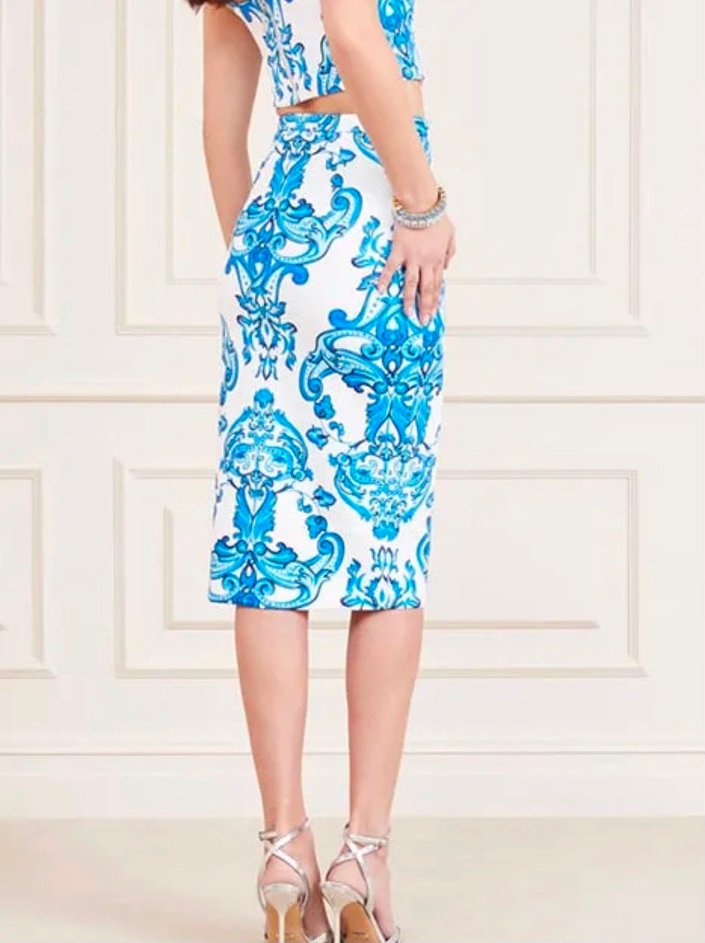 Guess by Marciano  MARCIANO BY GUESS LEONARA SKIRT BLUE NOTE