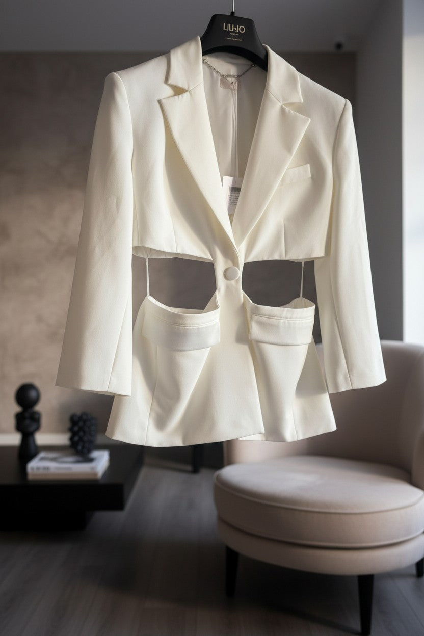 blazer Liu Jo di colore bianco