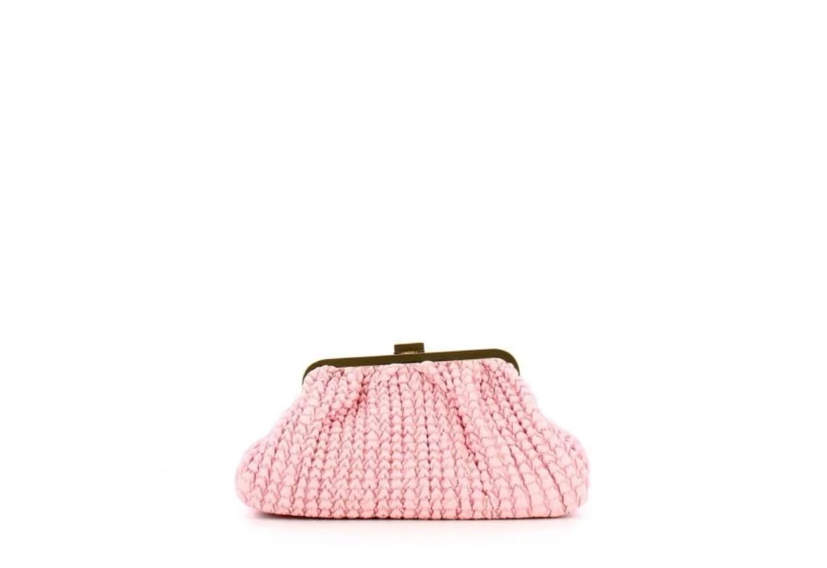 Love Moschino Clutch Plissettata Cipria Cipria