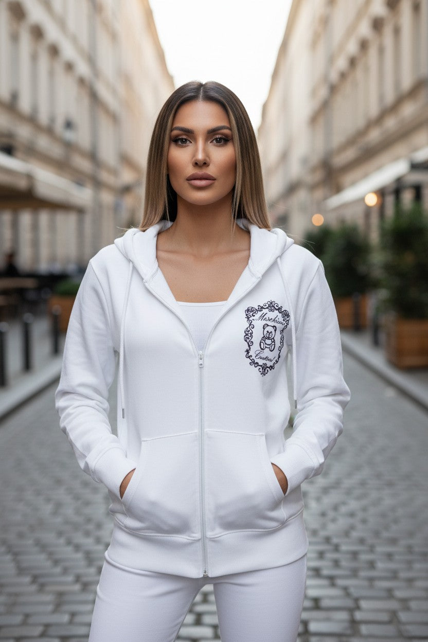 Moschino  Felpa con cappuccio Moschino con orsetto