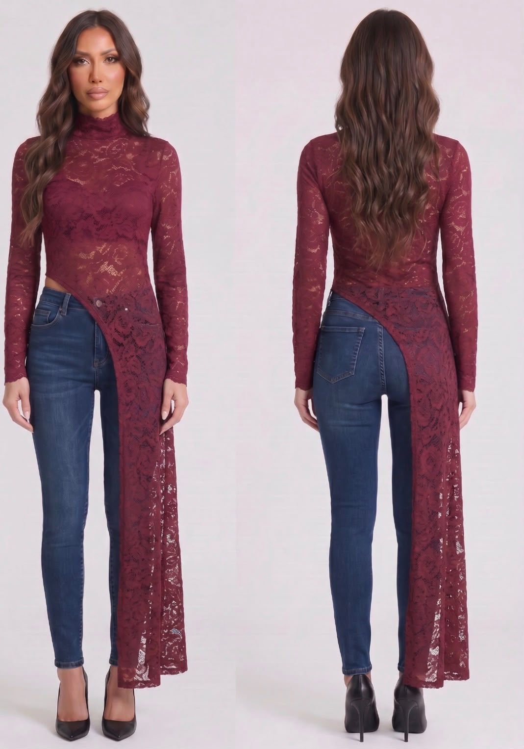 MAGLIA IN PIZZO "MATEAU"