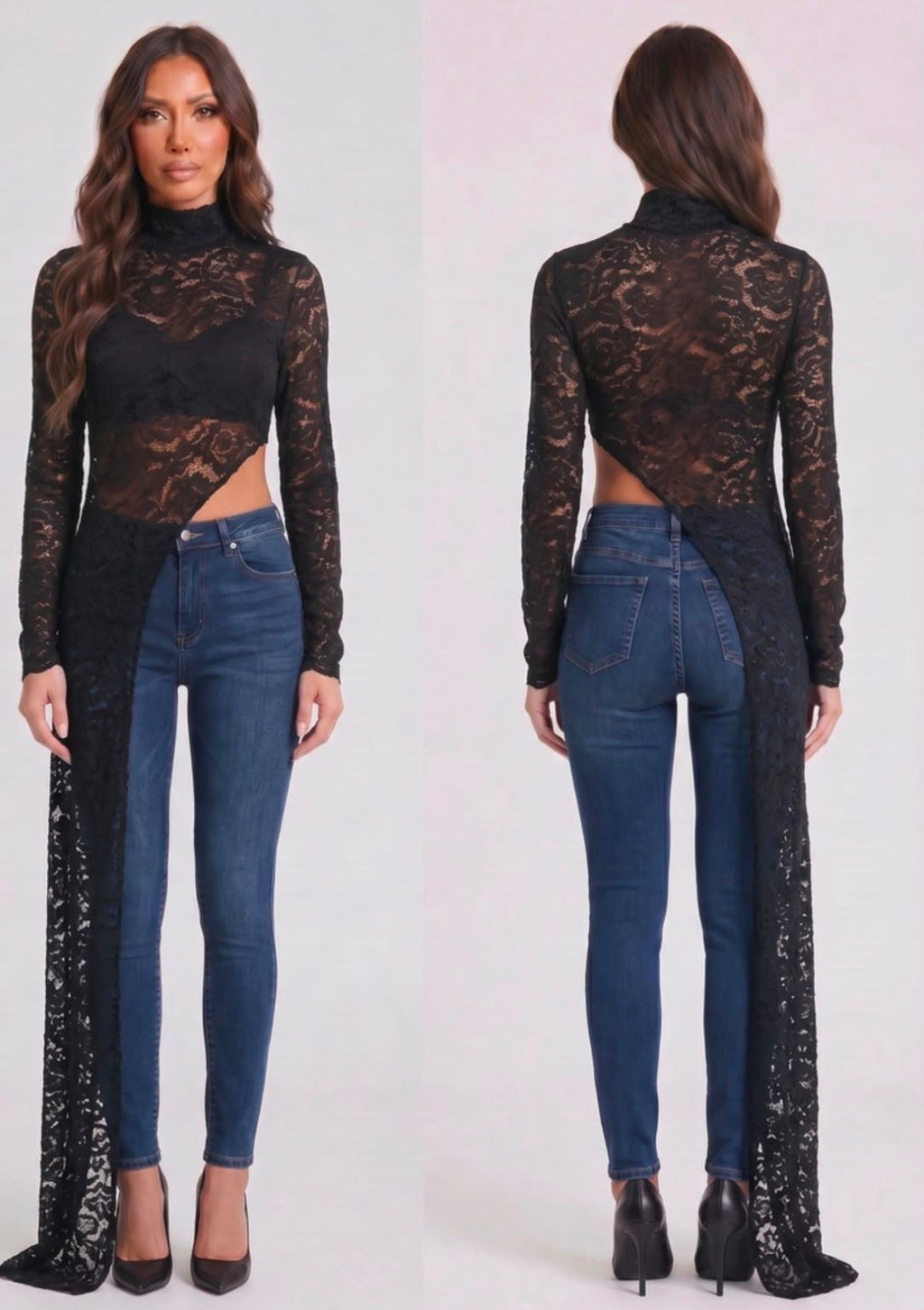 MAGLIA IN PIZZO "MATEAU"